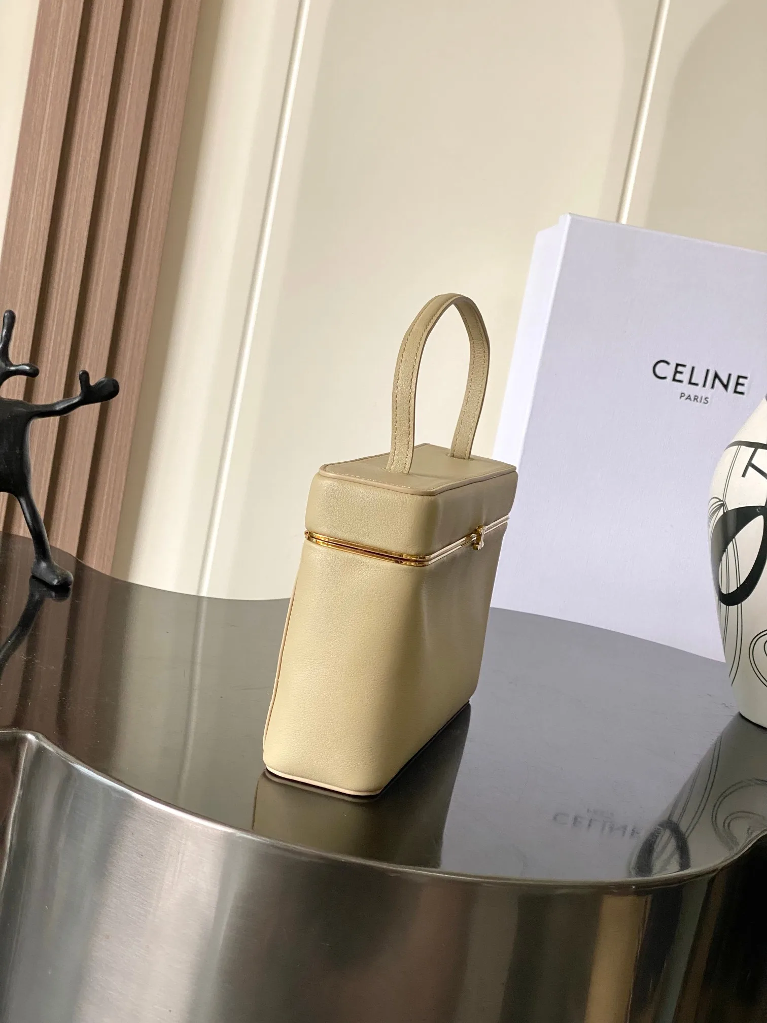 Celine Beige Triomphe Top Handle Bag product photo from LabelPicks