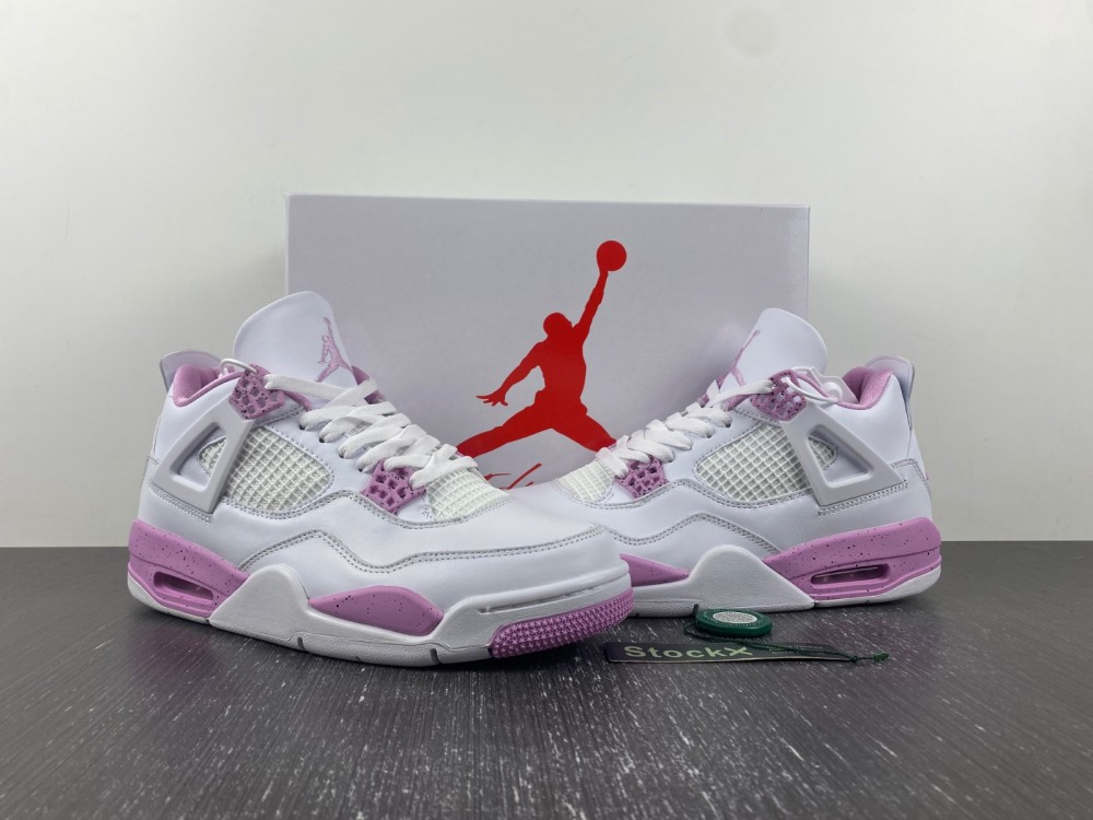 JORDAN 4 RETRO WHITE PINK