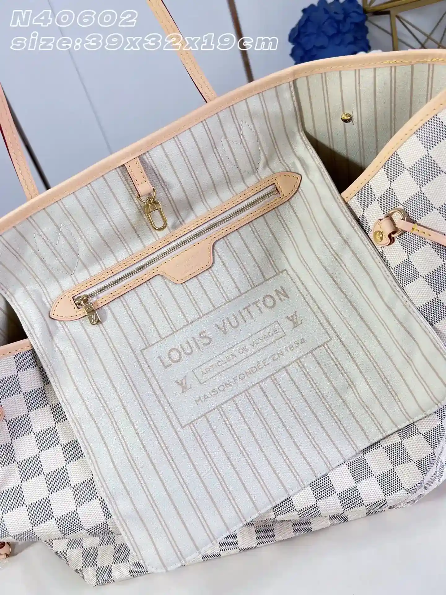 Louis Vuitton Calfskin Neverfull Tote Bag product photo from LabelPicks