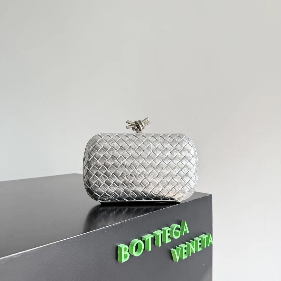 Bottega Veneta Intrecciato Woven Leather Evening Bag product photo from LabelPicks