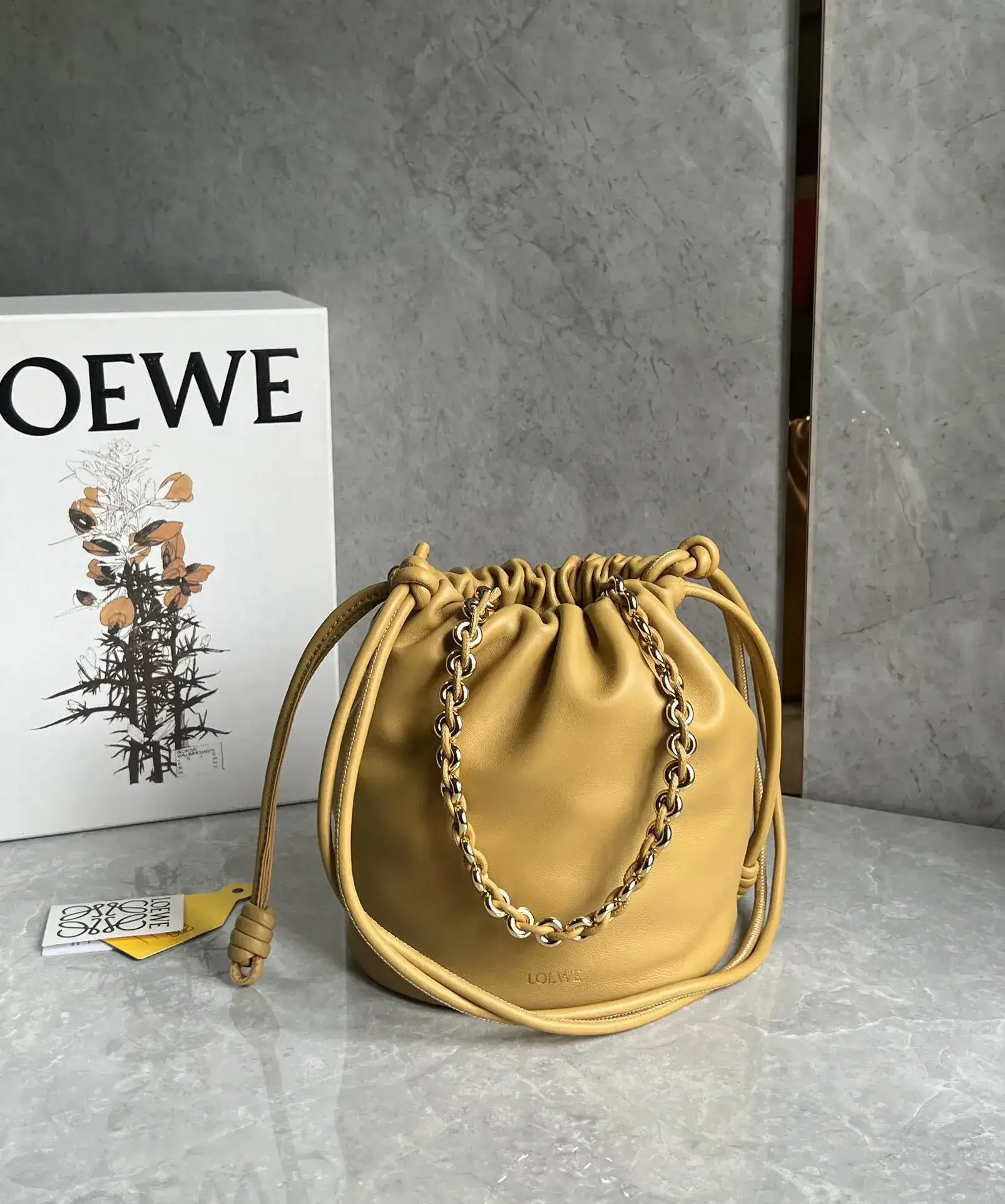 Loewe Flamenco Lambskin Bucket Bag product photo from LabelPicks
