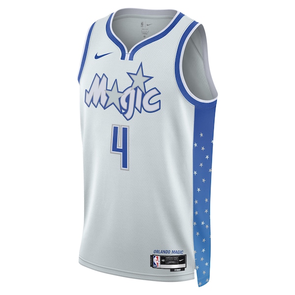 Jalen Suggs Orlando Magic Nike Unisex 2025/26 Swingman Jersey - Silver - City Edition