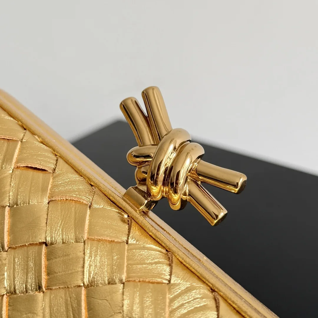 Bottega Veneta Intrecciato Woven Leather Evening Bag product photo from LabelPicks