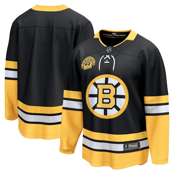 Boston Bruins  100th Anniversary Premier Breakaway Jersey - Black