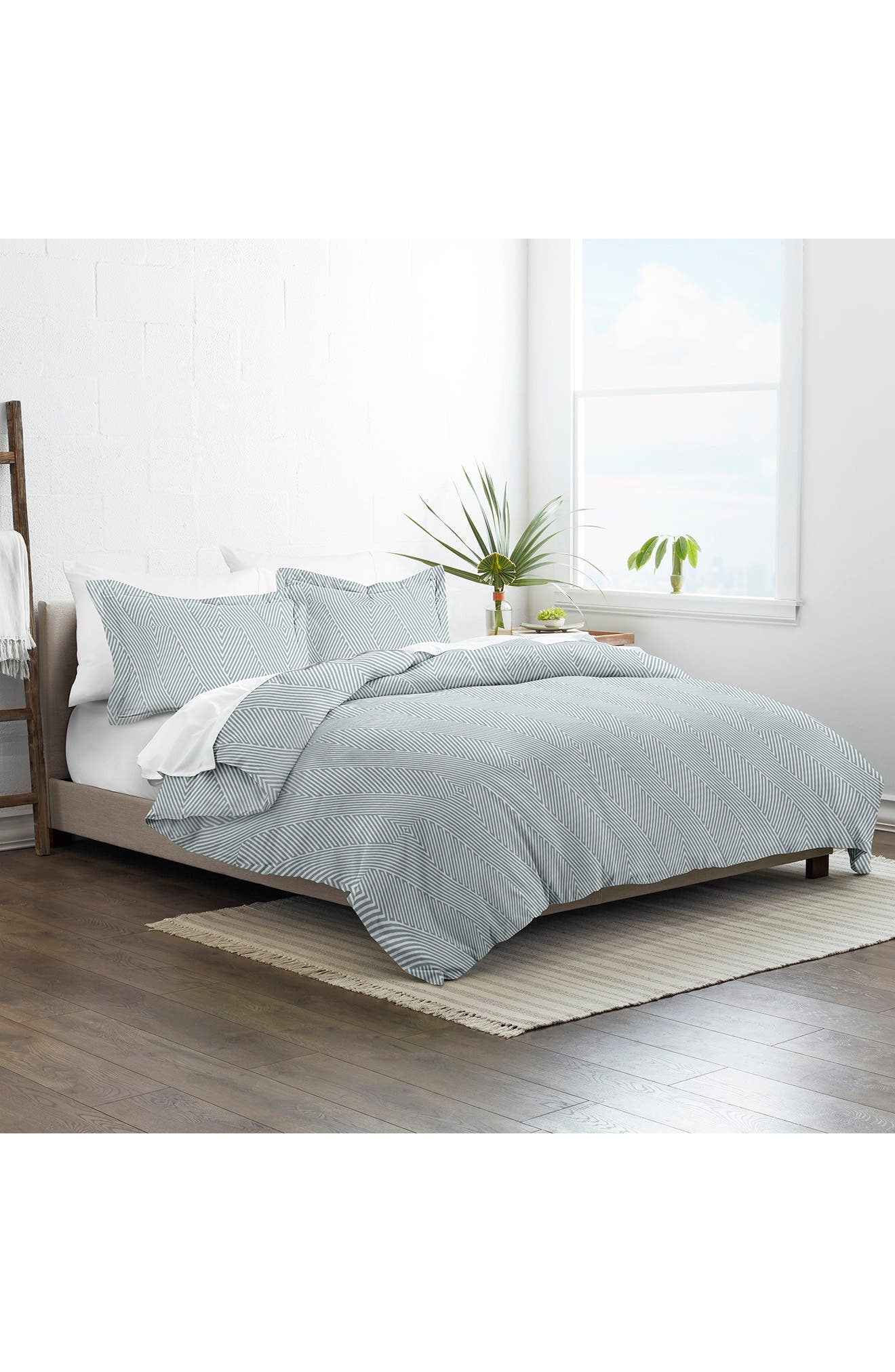 HOMESPUN HOME SPUN Premium Ultra Soft Modern Diagonal 3-Piece Duvet Cover Set