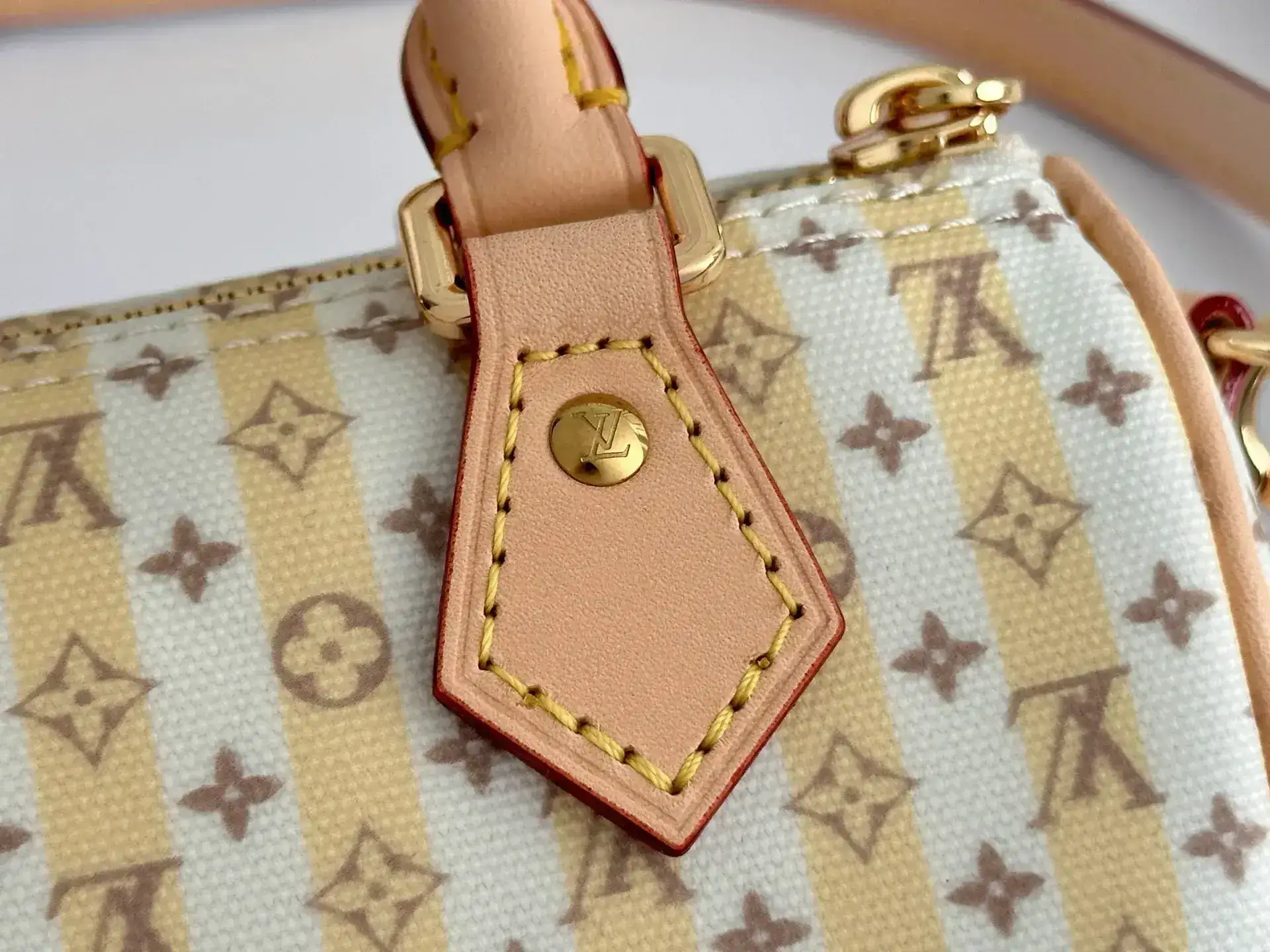 Louis Vuitton White Speedy Monogram Canvas Top Handle Bag product photo from LabelPicks
