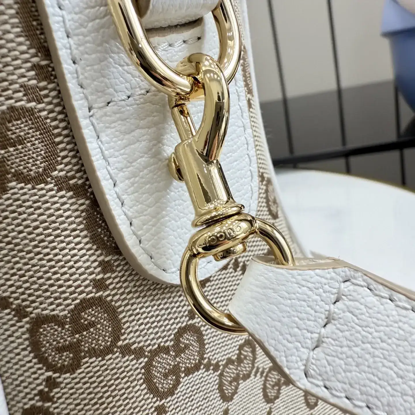 Gucci White Quilted Leather Top Handle Bag product photo from LabelPicks