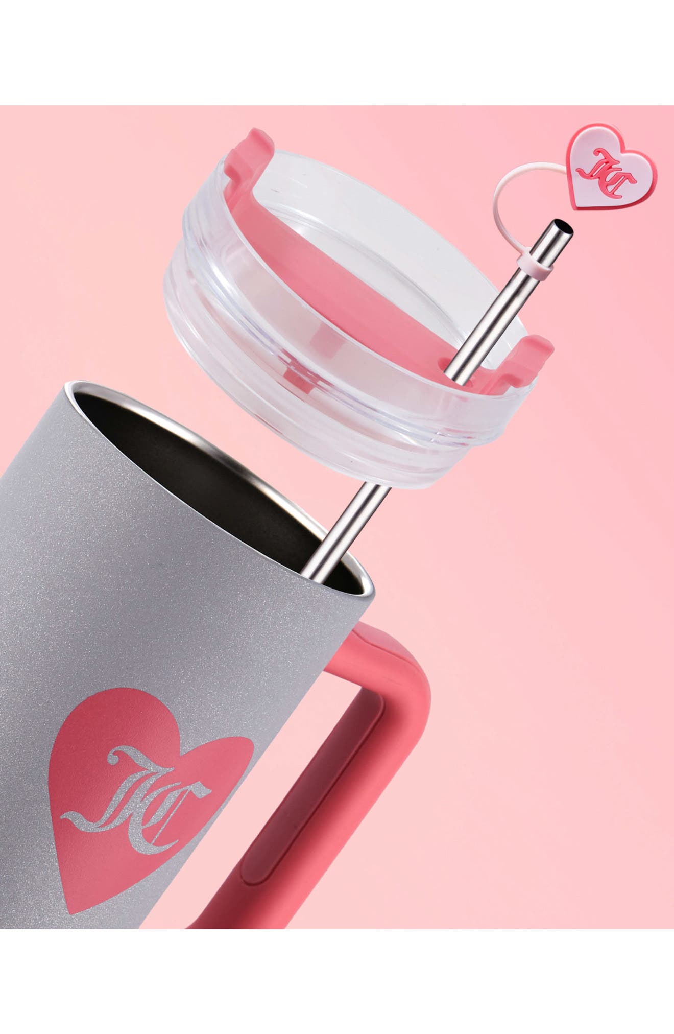 Juicy Couture 30-Ounce Jetsetter Stainless Steel Water Bottle