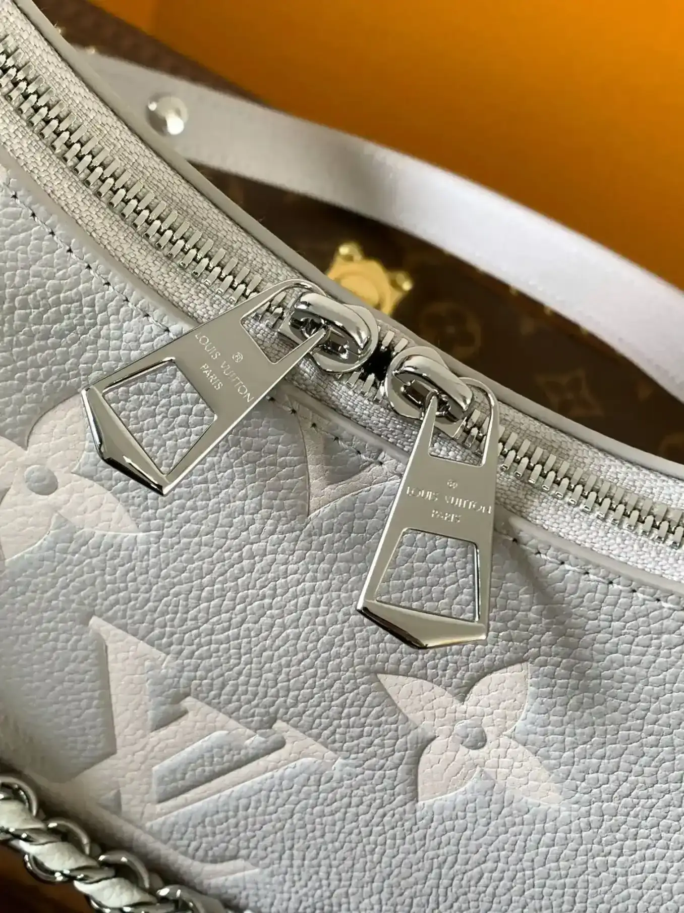 Louis Vuitton Black Grained Leather Hobo Bag product photo from LabelPicks