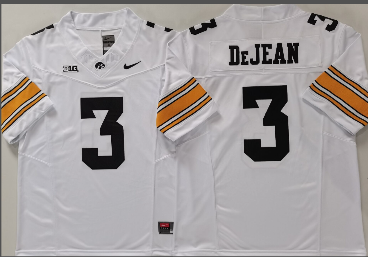 Cooper DeJean NCAA Iowa Hawkeyes Nike Vapor Limited Jersey