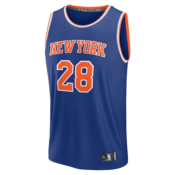 Guerschon Yabusele New York Knicks  Fast Break Replica Player Jersey - Icon Edition - Blue