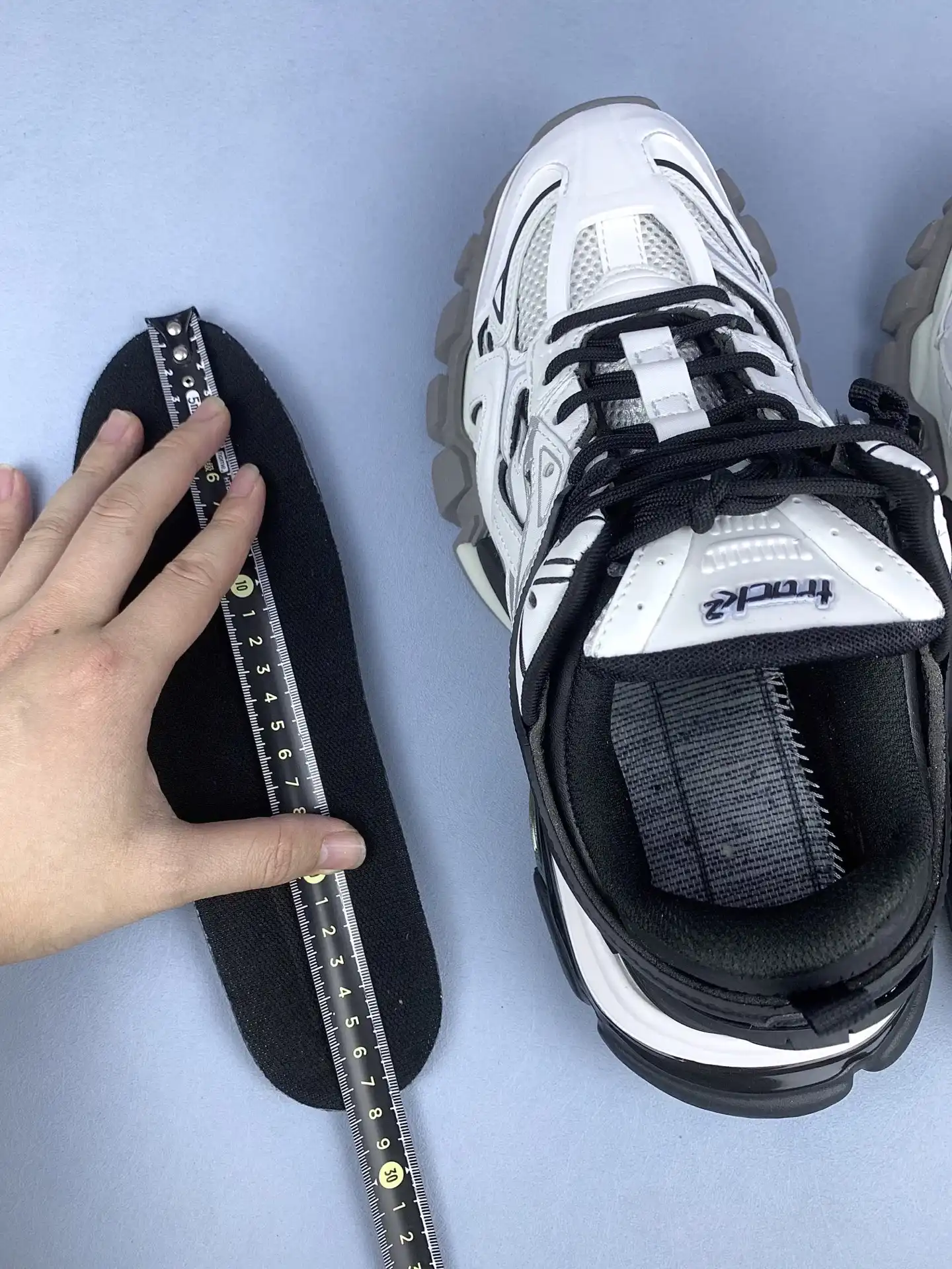 Balenciaga Track.2 Sneaker in Black/White product photo from LabelPicks