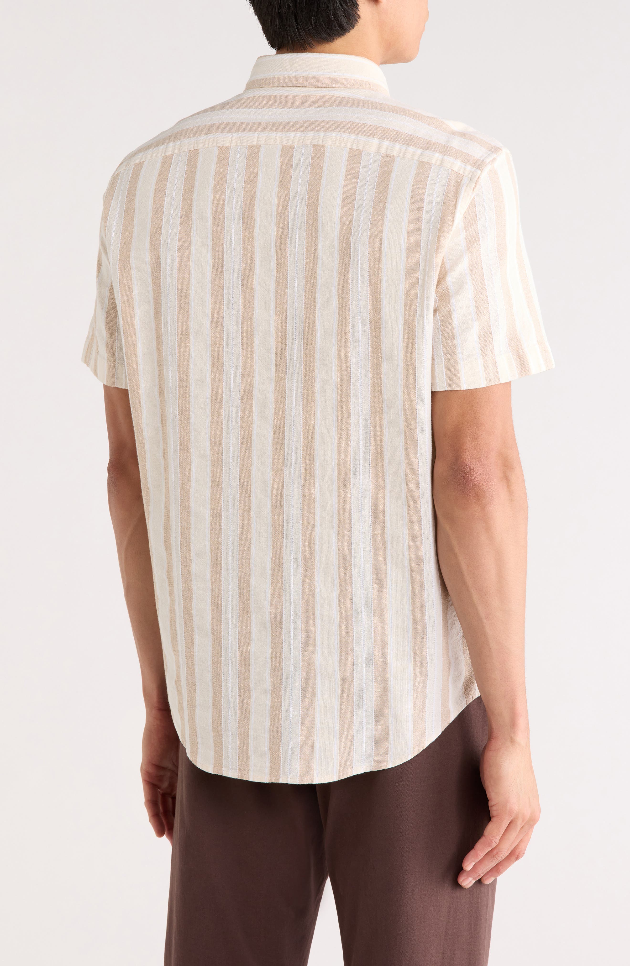 Original Penguin Stripe Cotton Button-Up Shirt