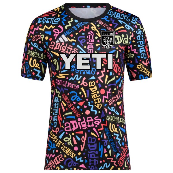 Austin FC adidas 2024 Hispanic Heritage Pre-Match Top - Black