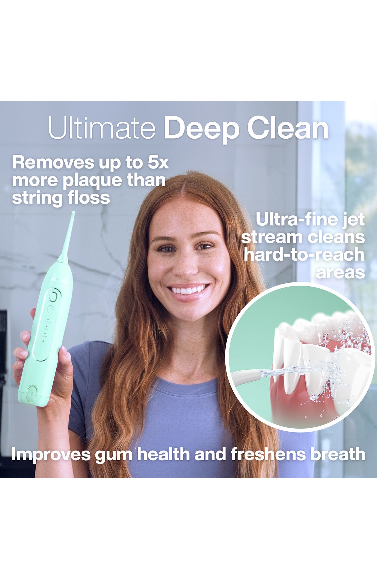 AQUASONIC Icon Power Electric Toothbrush & Water Flosser Set