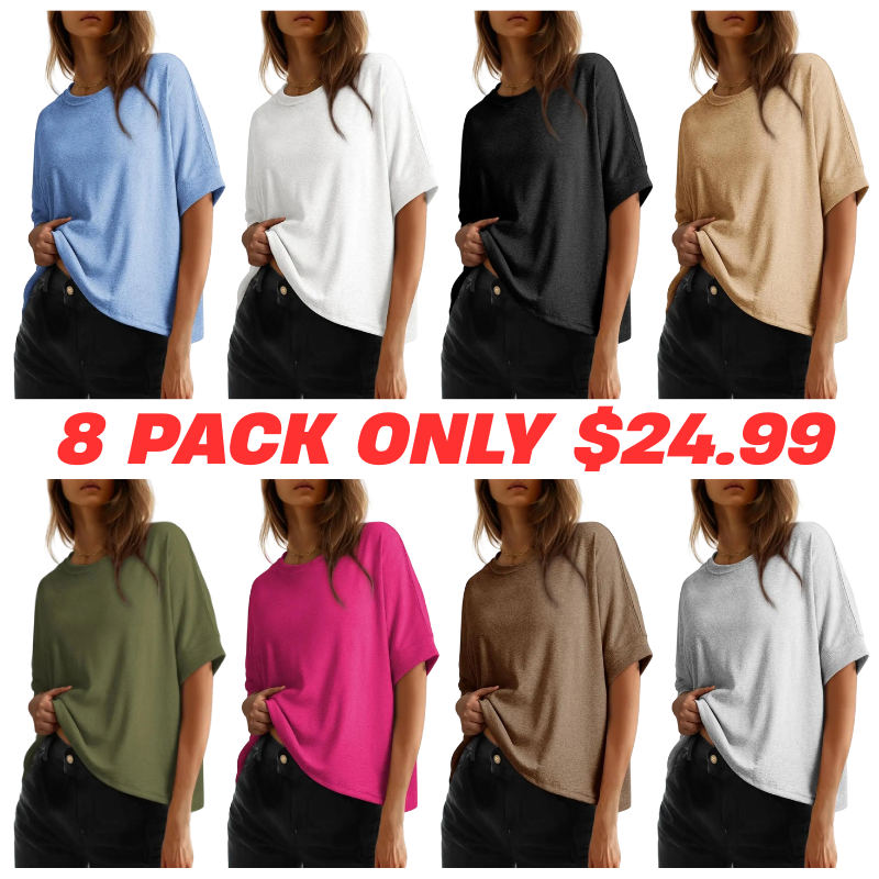 Women's 2026 Loose Oversized Basic Tee