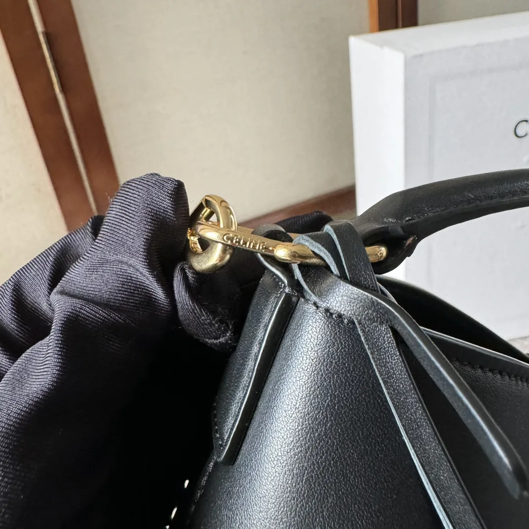 Celine Louise Black Calfskin Bucket Bag product photo from LabelPicks