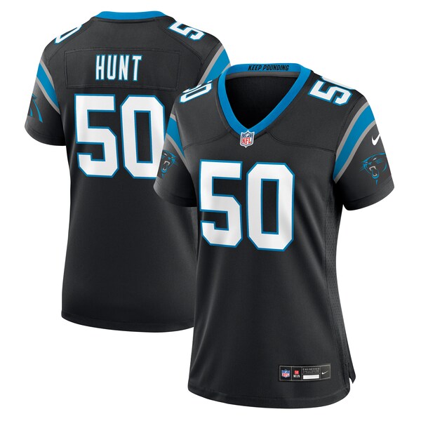Robert Hunt Carolina Panthers Nike Women's  Game Jersey -  Black