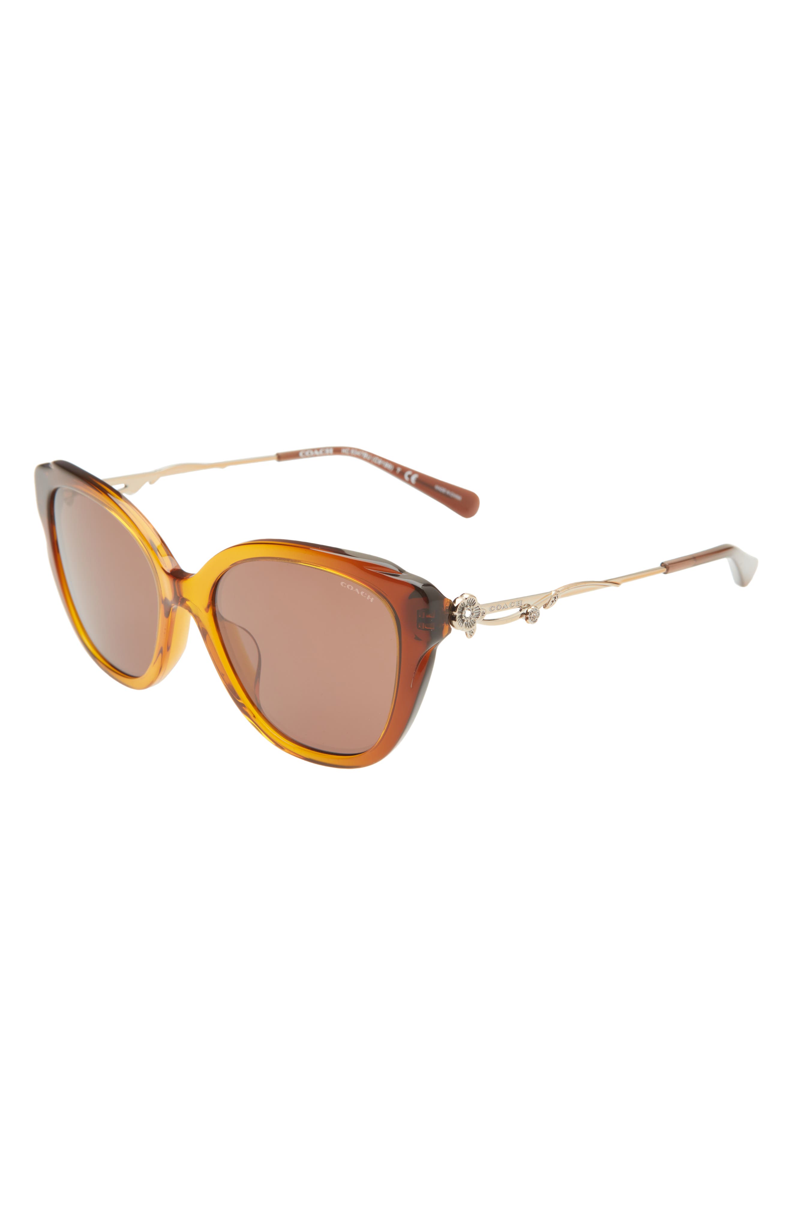 COACH 55mm Cat Eye Sunglasses