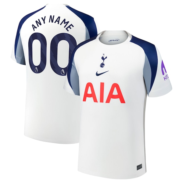 Tottenham Hotspur Nike 2025/26 Home Replica Custom Jersey - White