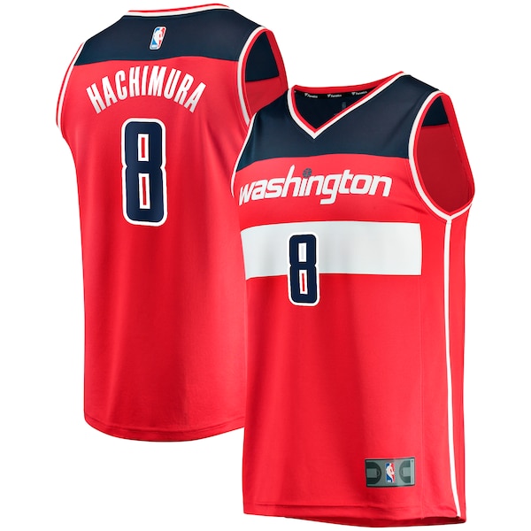 Rui Hachimura Washington Wizards  Replica Fast Break Jersey Red - Icon Edition