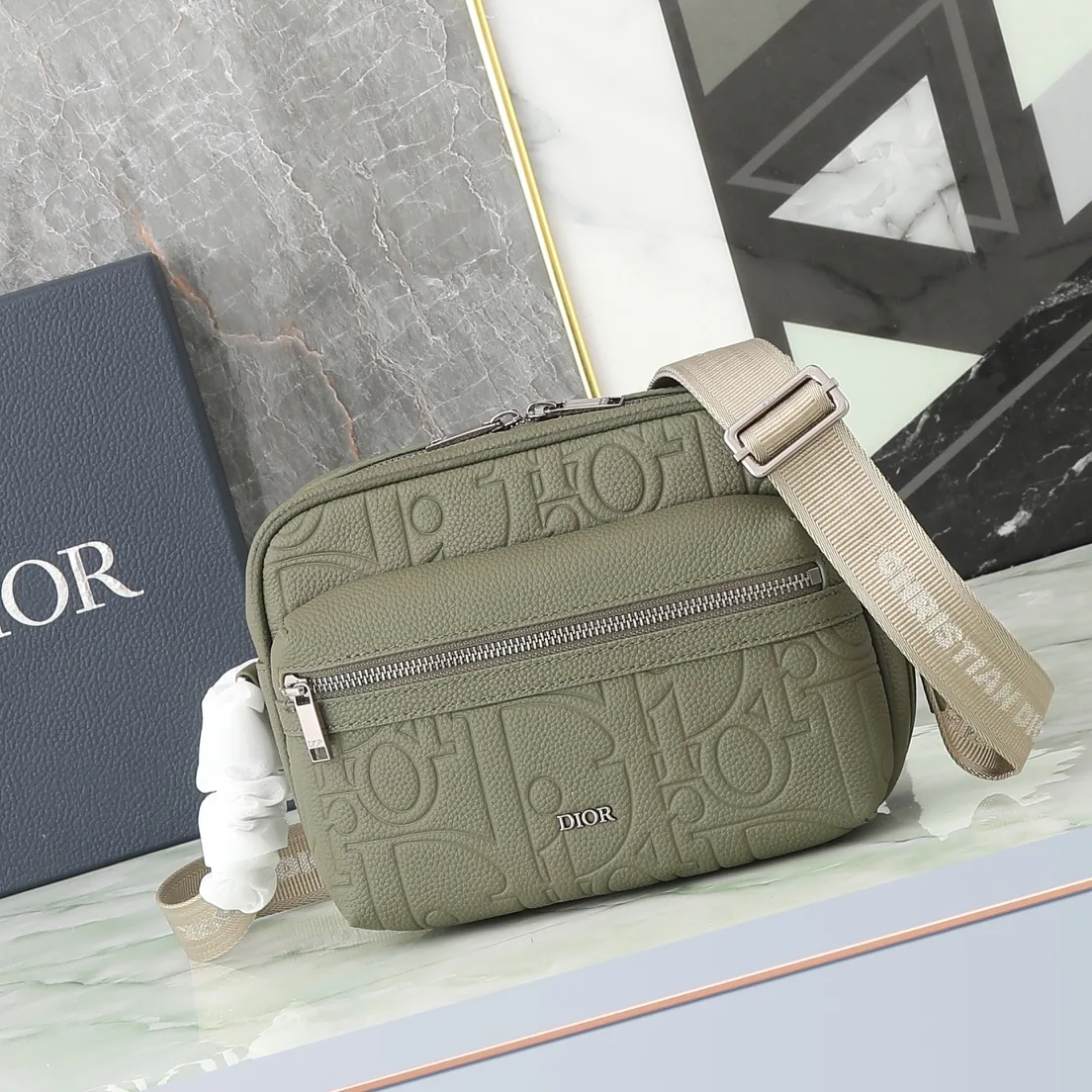 Dior Grained Leather Crossbody Bag product photo from LabelPicks