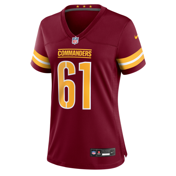 Tyler Cooper Washington Commanders Nike Women's Team Game Jersey -  Burgundy