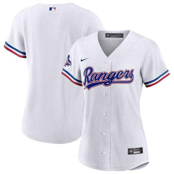 Texas Rangers Nike Women's Home 2023 World Series Champions Replica Team Jersey - White