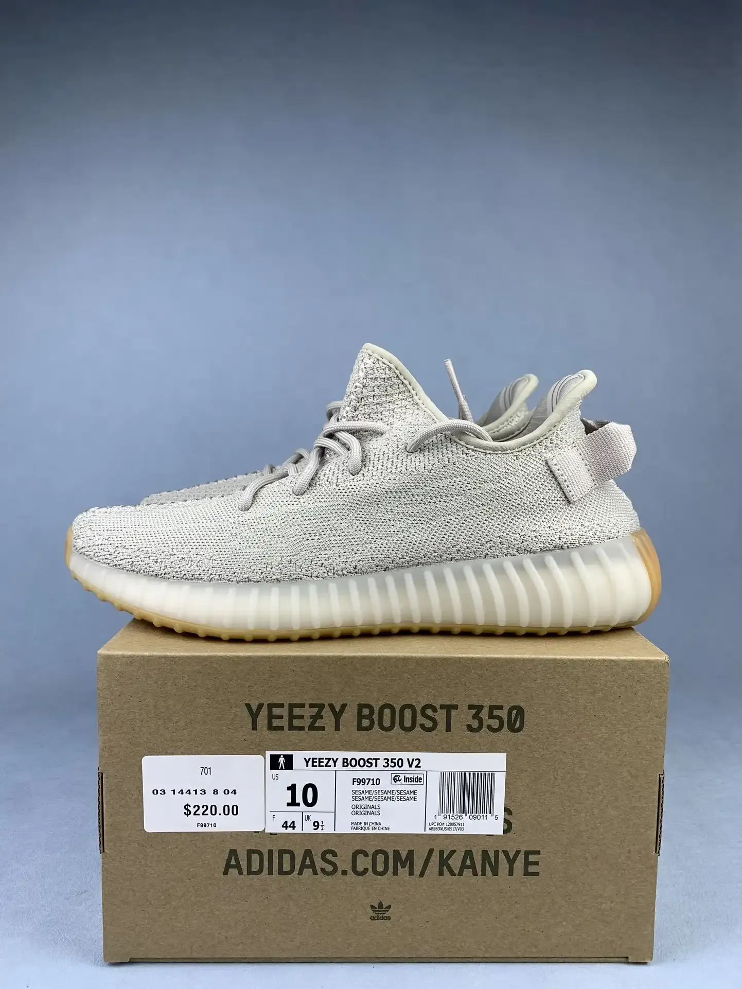 adidas Yeezy Boost 350 V2 Sesame Shoes product photo from LabelPicks