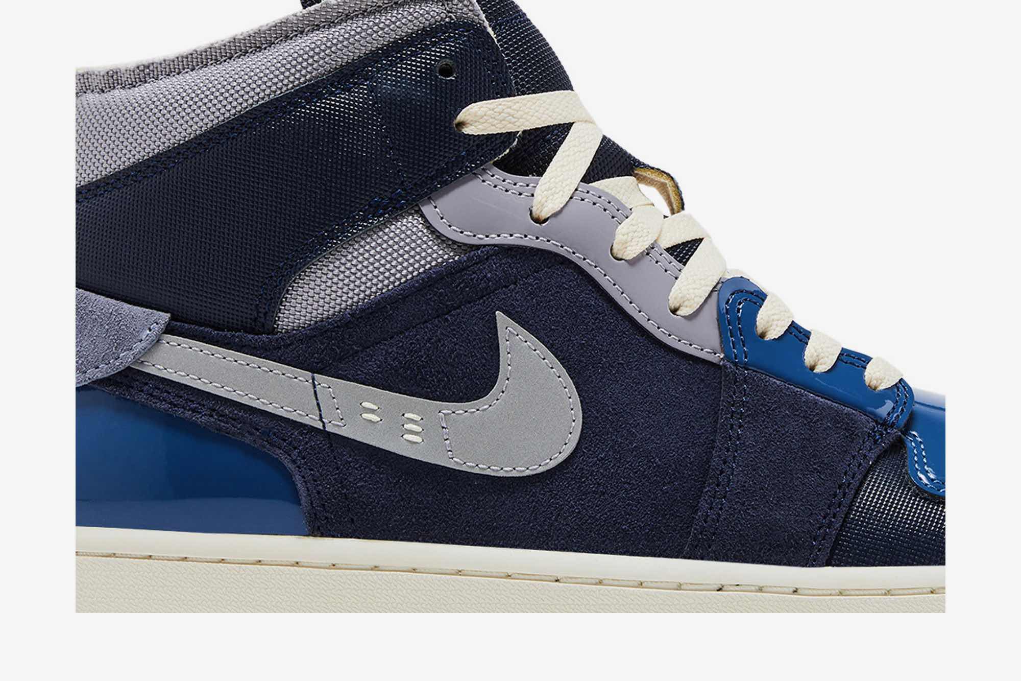Air Jordan 1 Mid SE Craft ‘Inside Out – Obsidian’ DR8868-400