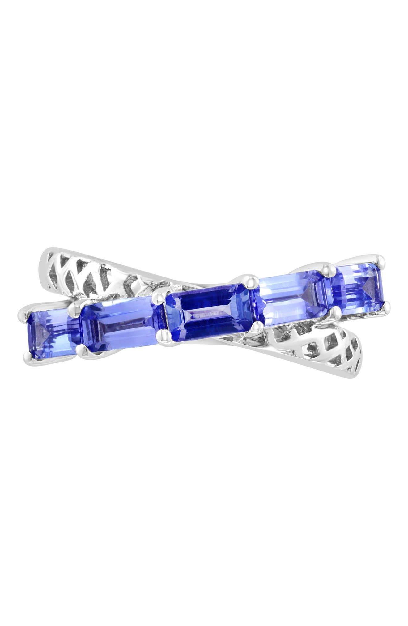 EFFY Sterling Silver Tanzanite Crossover Ring - 1.52 ctw
