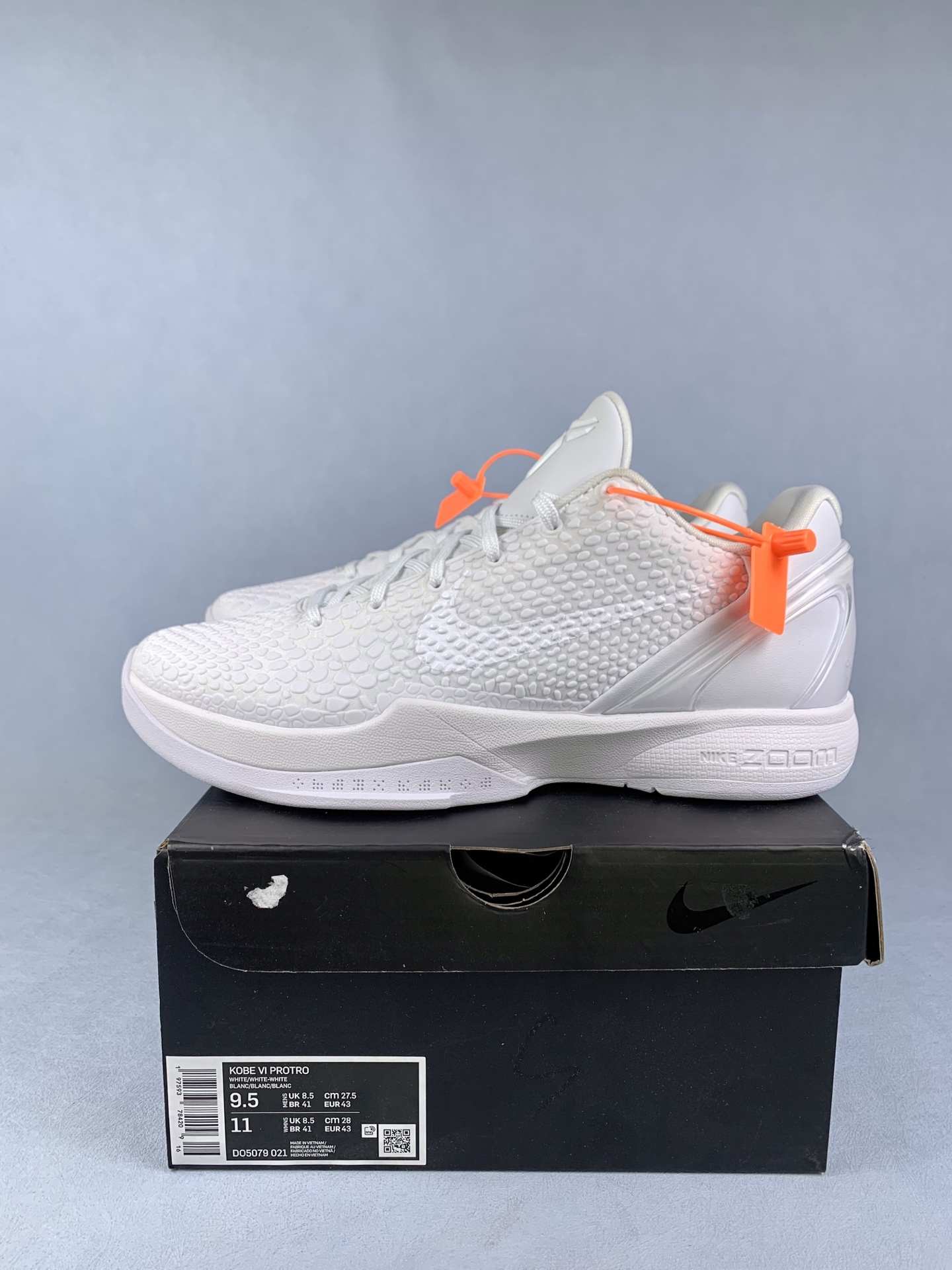 Kobe 6 Protro PE 'White Silver' Basketball Shoes