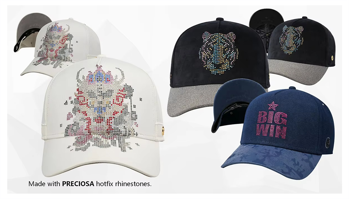Hotfix Stone Designs for Baseball Caps D