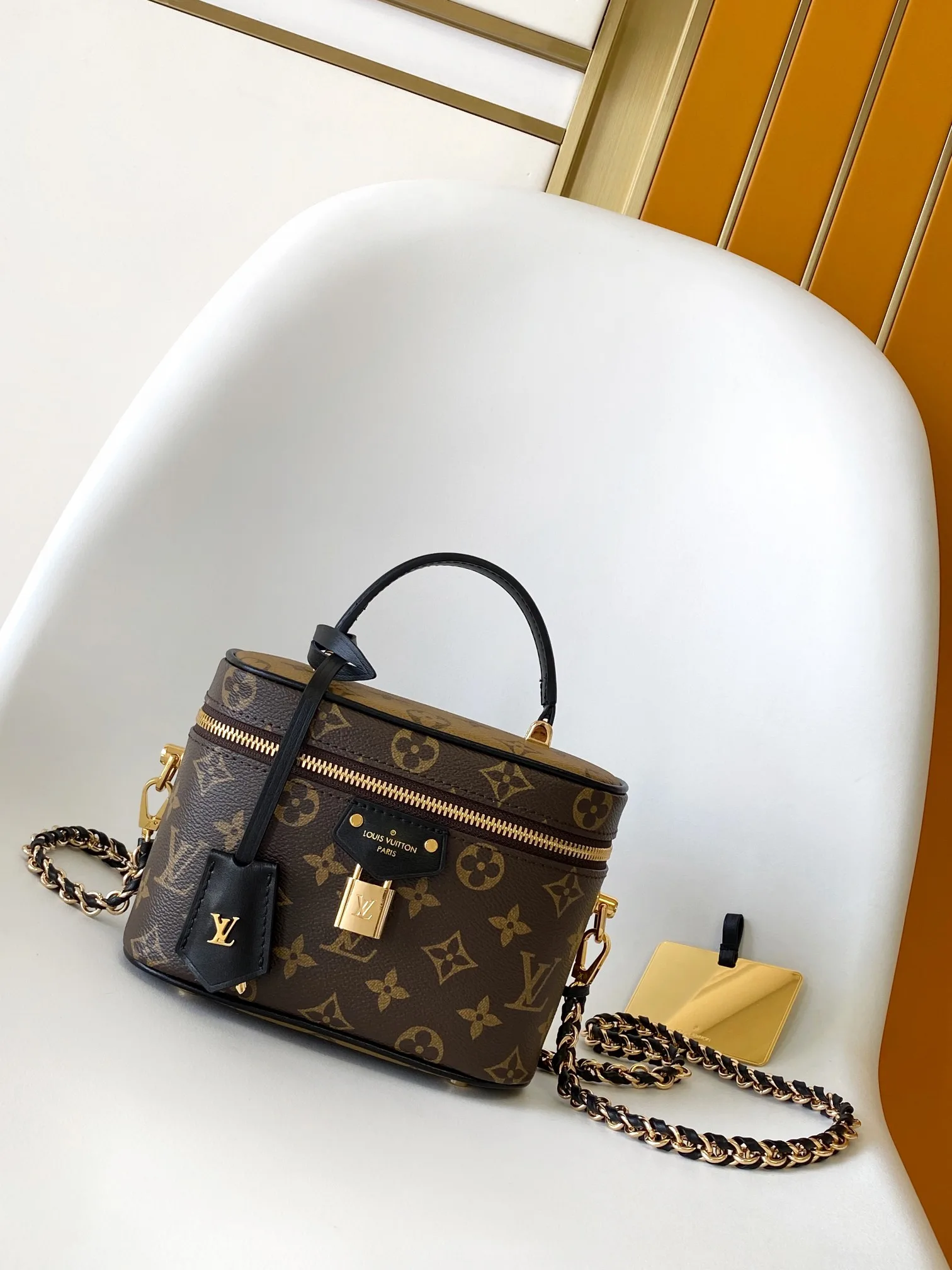 Louis Vuitton Canvas and Leather Top Handle Bag product photo from LabelPicks