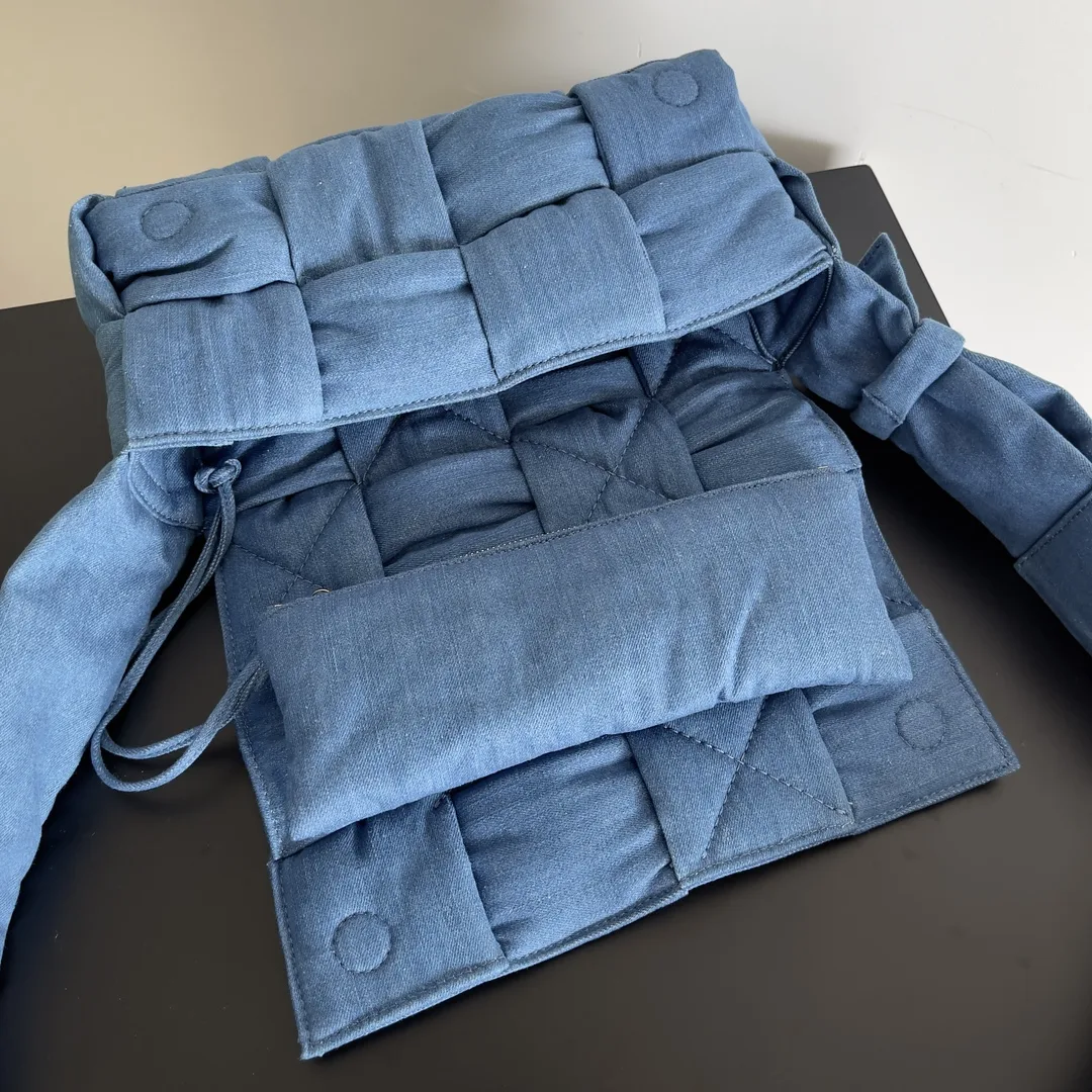 Bottega Veneta Cassette Blue Nylon Belt Bag product photo from LabelPicks