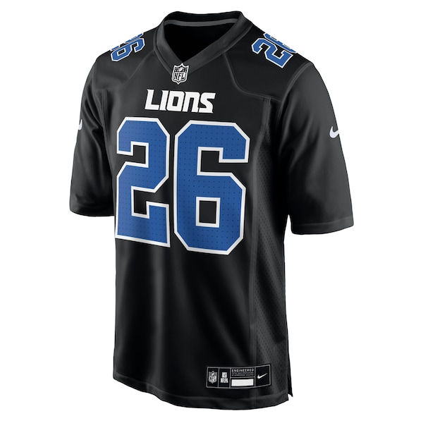 Jahmyr Gibbs Detroit Lions Nike Fashion Jersey - Carbon Black