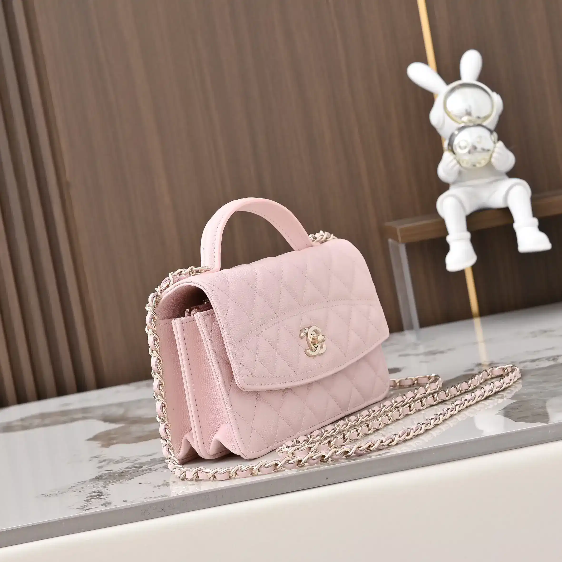 Chanel Gold Quilted Leather Shoulder Bag product photo from LabelPicks