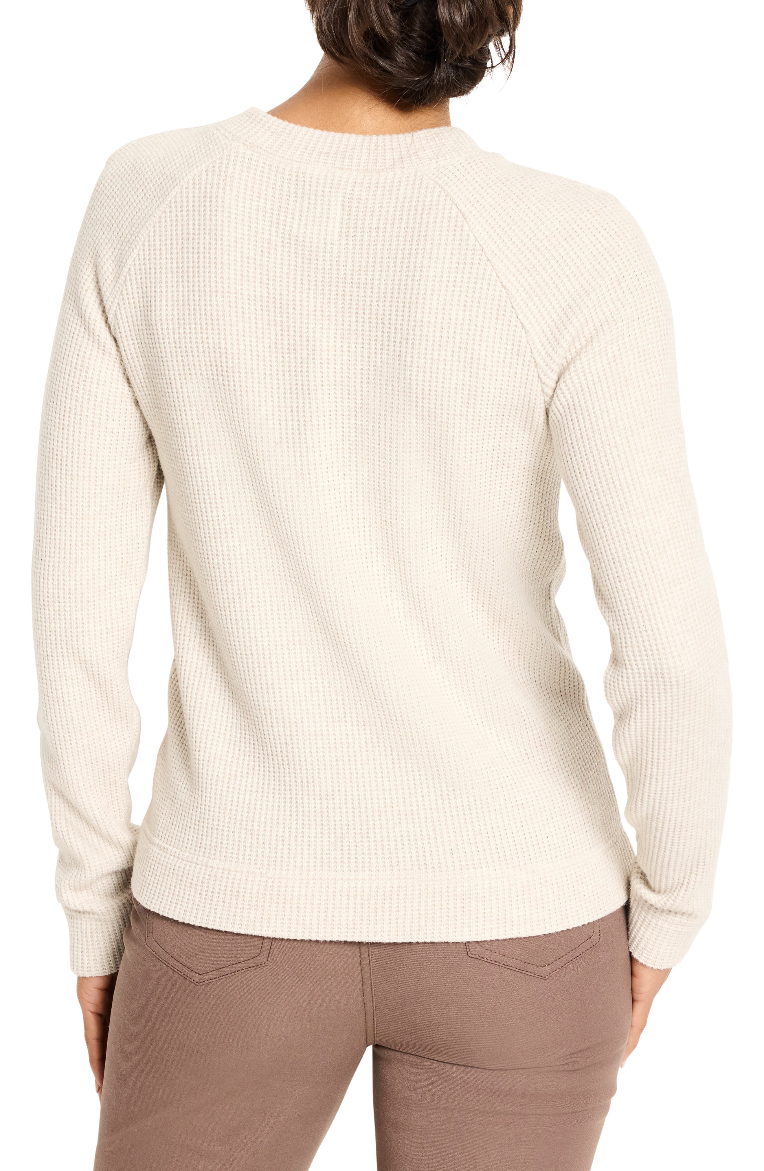 NIC+ZOE Thermal Knit Button Top