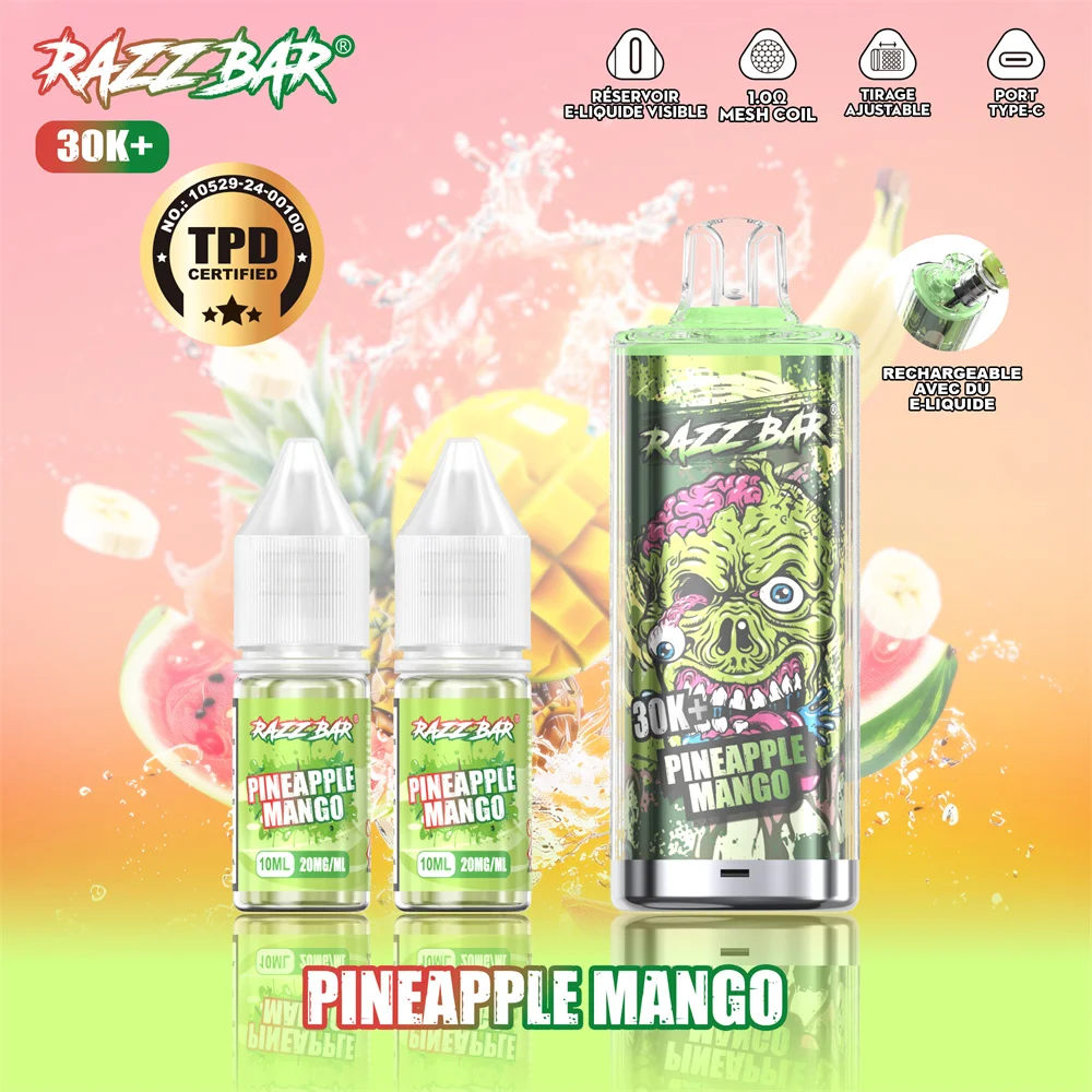 Razz Bar 30K+ Disposable Vape (2%, 30000 Puffs)