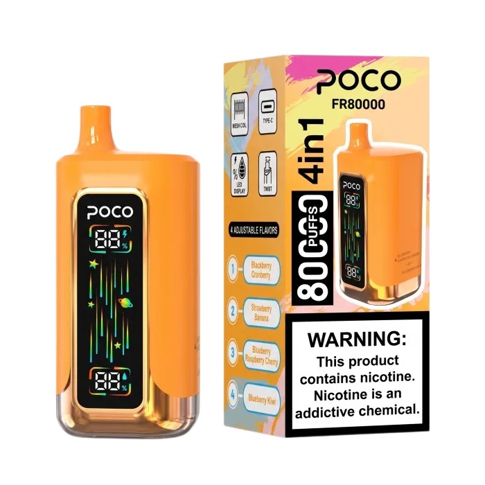 POCO FR 80000 Puffs 4in1 Disposable Vape