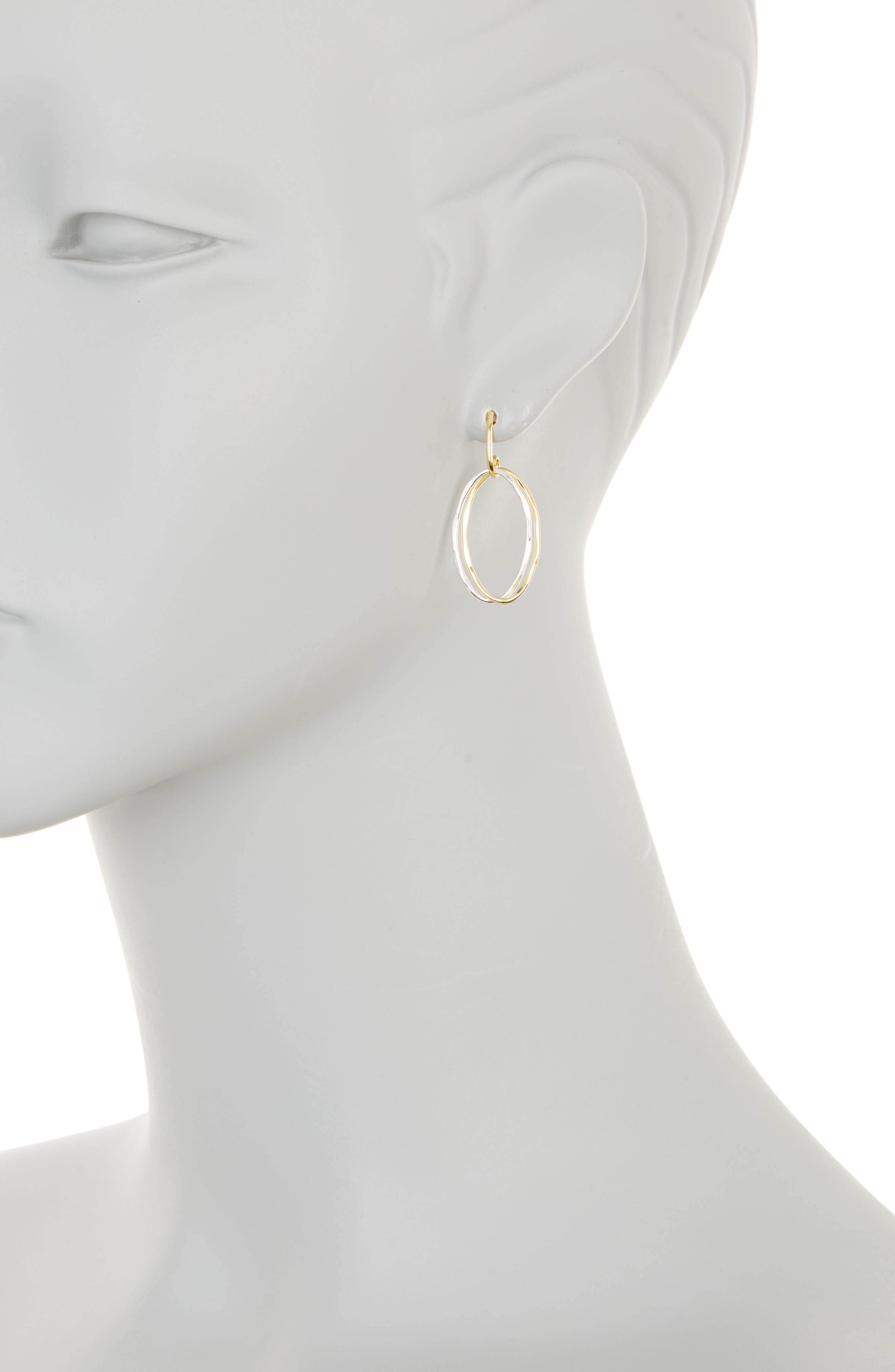 ARGENTO VIVO Two-Tone Frontal Hoop Earrings