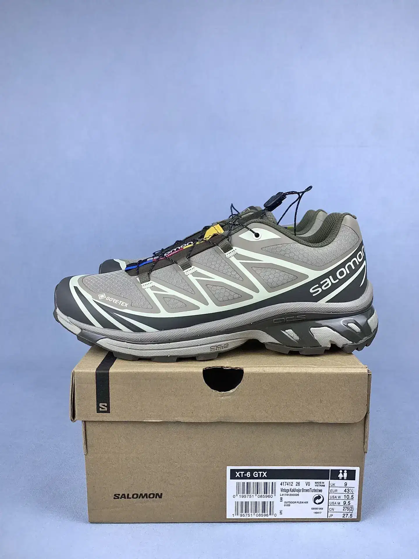 Salomon XT-6 GORE-TEX “Vinkha Major Brown” Shoes product photo from LabelPicks
