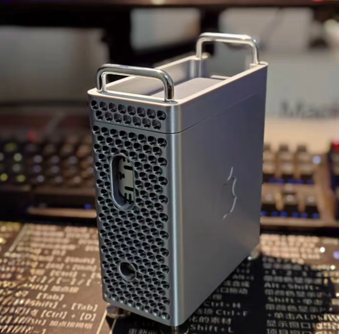 Apple Mac Mini M4 2024 under desktop case for better desk management accessories Mac pro style - GreshamTech