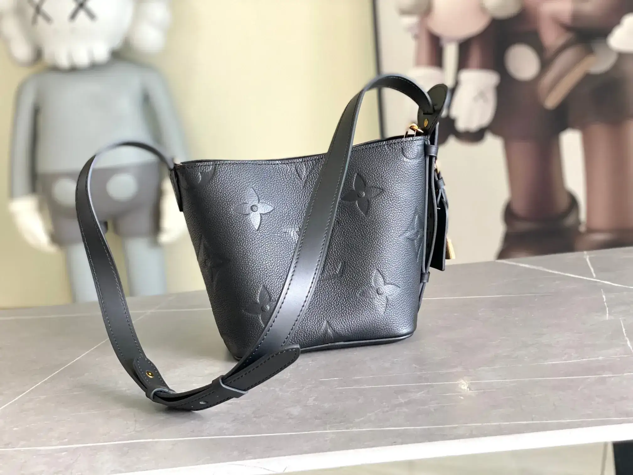 Louis Vuitton Black Bucket Bag product photo from LabelPicks