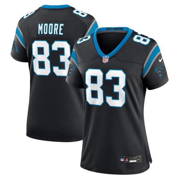 David Moore Carolina Panthers Nike Women's  Game Jersey -  Black