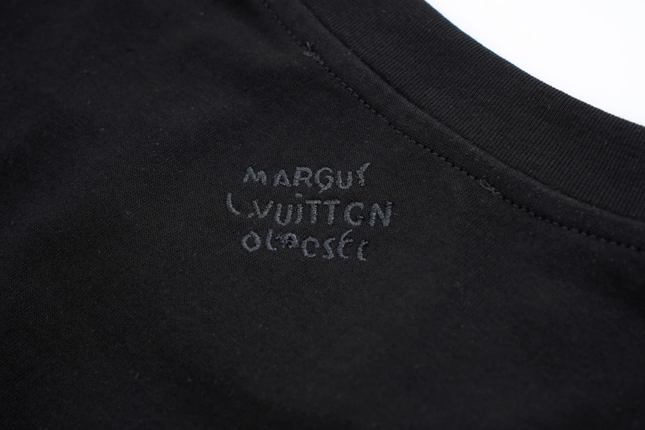 Louis Vuitton Black Stud Embroidered T-Shirt product photo from LabelPicks