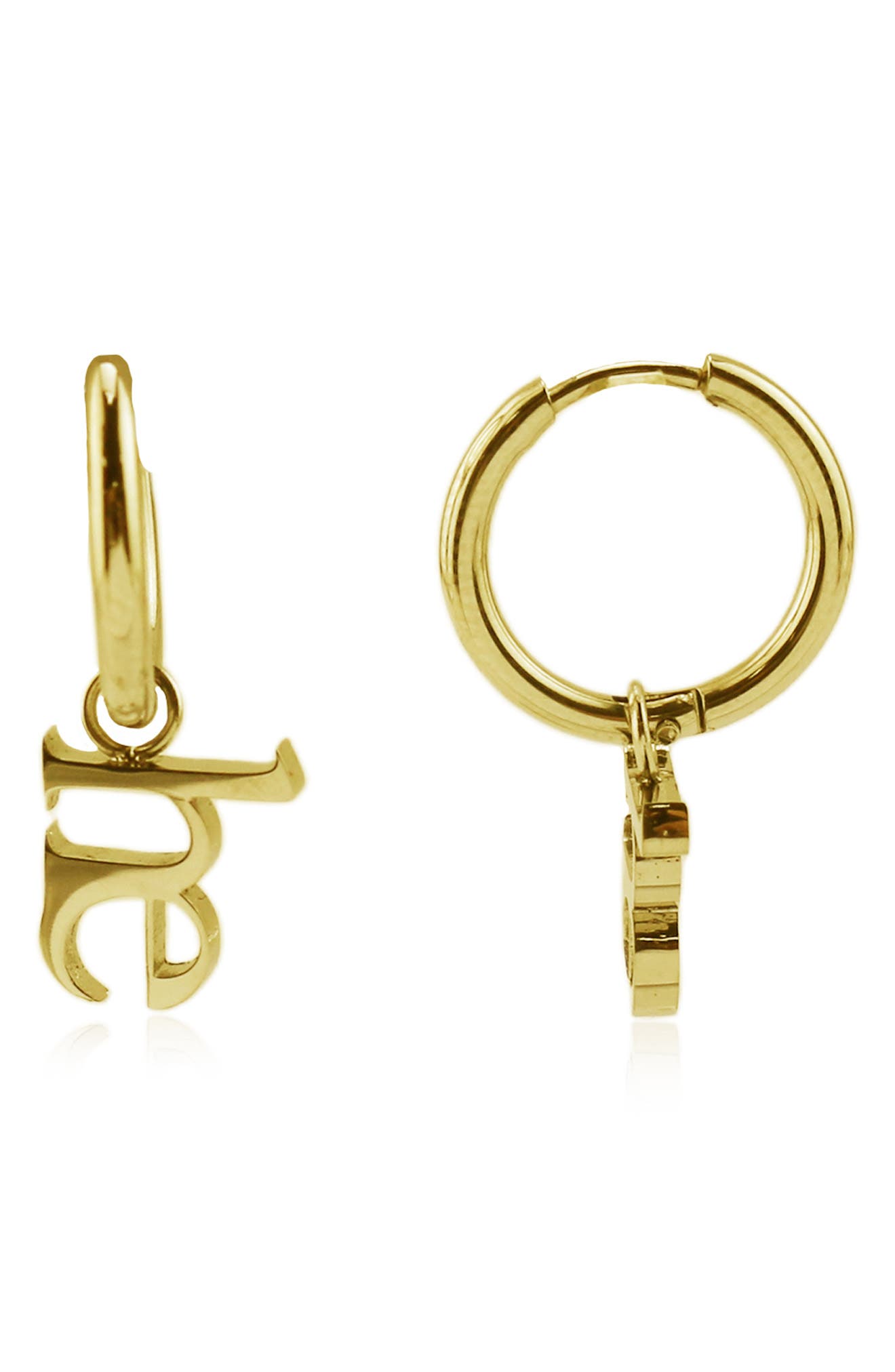 REBL He Huggie Hoop Earrings