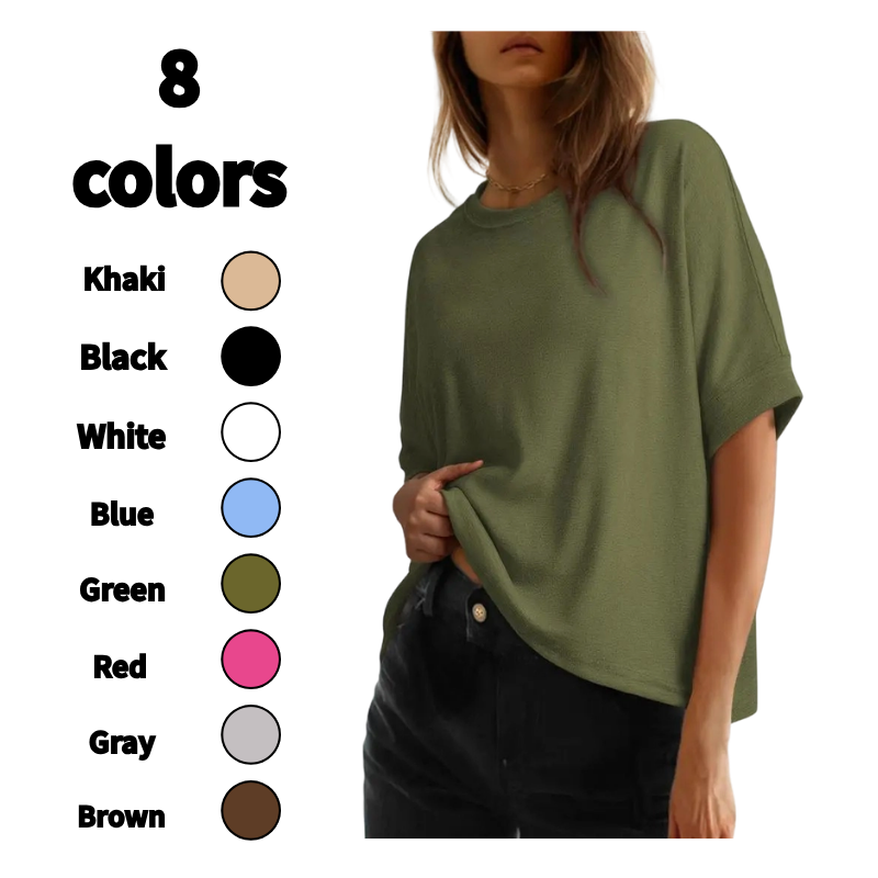Women's 2026 Loose Oversized Basic Tee