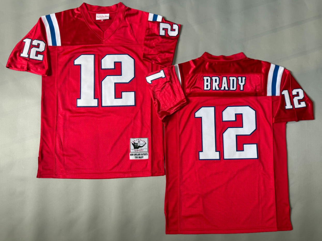 Tom Brady New England Patriots Authentic Throwback Retired Player Jersey