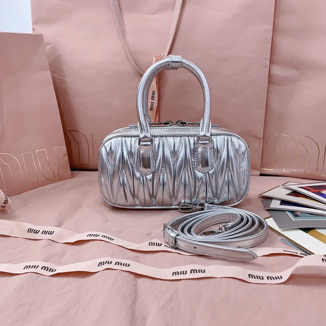 Miu Miu Arcadie Satin Top Handle Bag product photo from LabelPicks